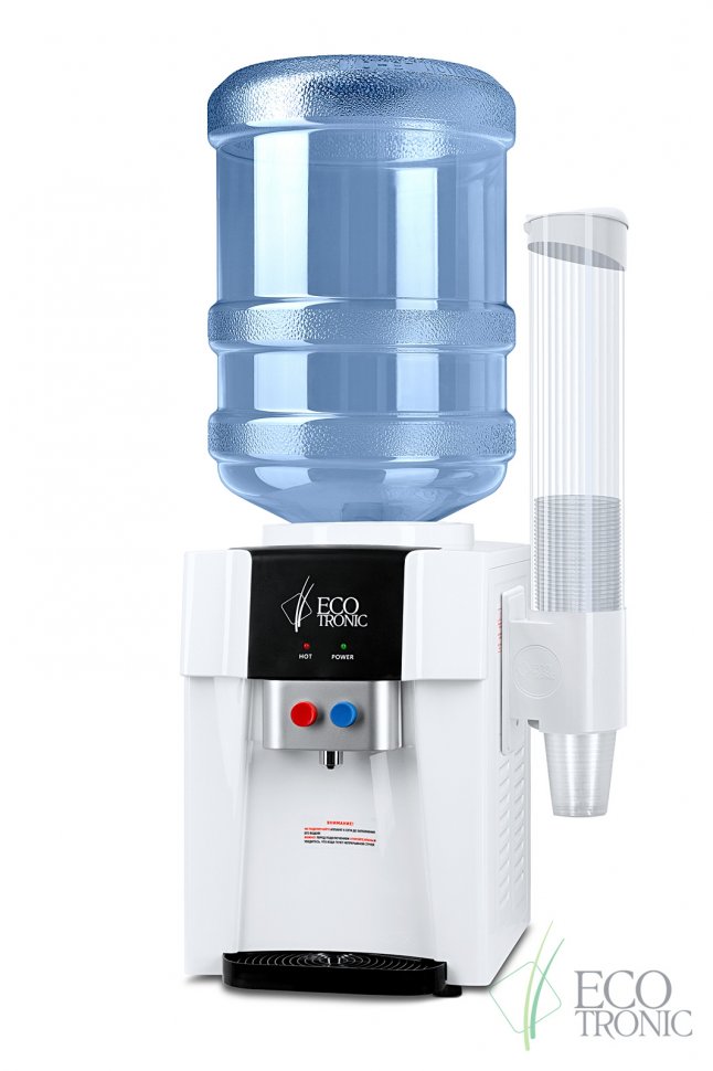 Кулер для воды Ecotronic A1-TE белый настольный электронный