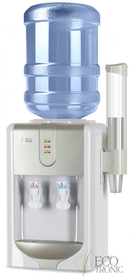 Кулер для воды Ecotronic H3-TE Silver настольный электронный