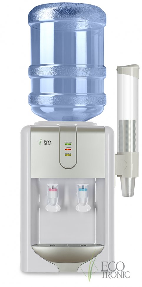 Кулер для воды Ecotronic H3-TE Silver настольный электронный