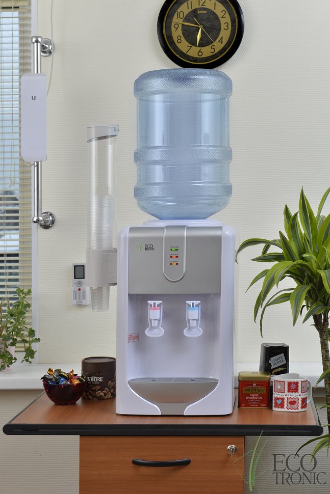 Кулер для воды Ecotronic H3-TE Silver настольный электронный