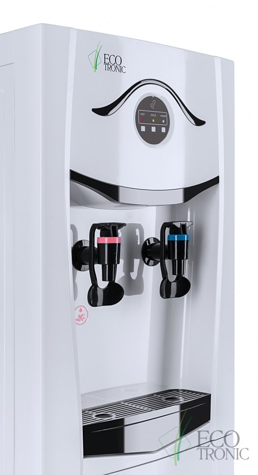 Кулер для воды Ecotronic K21-LCE белый со шкафчиком электронный