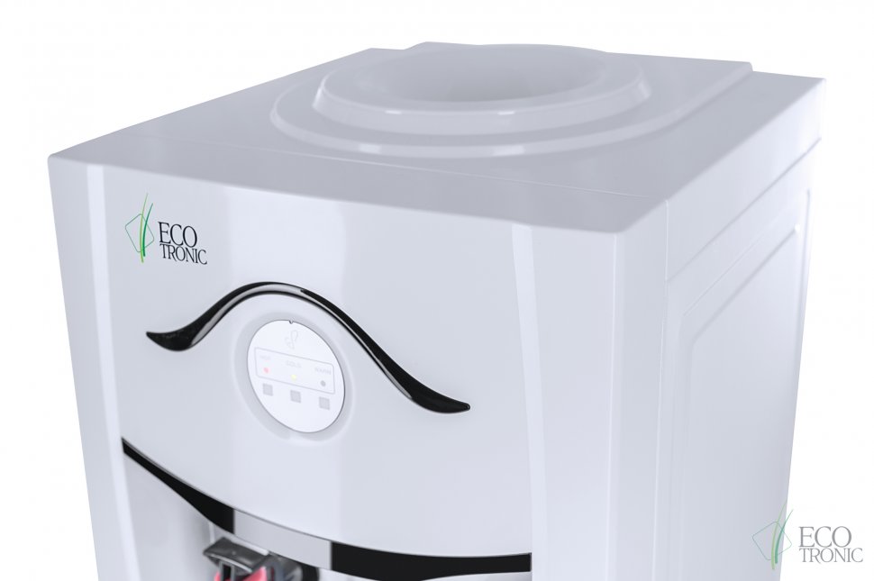 Кулер для воды Ecotronic K21-LCE белый со шкафчиком электронный