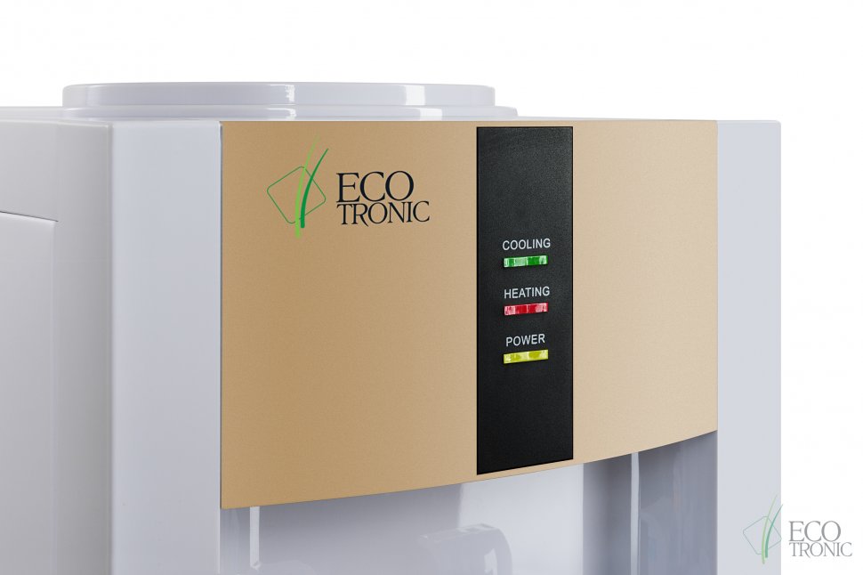 Кулер для воды Ecotronic H1-T золотой настольный компрессорный