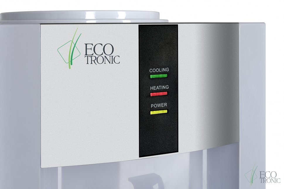 Кулер для воды Ecotronic H1-LC White компрессорный со шкафчиком