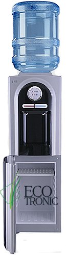 Кулер для воды Ecotronic C2-LCE Black со шкафчиком электронный