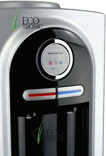 Кулер для воды Ecotronic C2-LCE Black со шкафчиком электронный