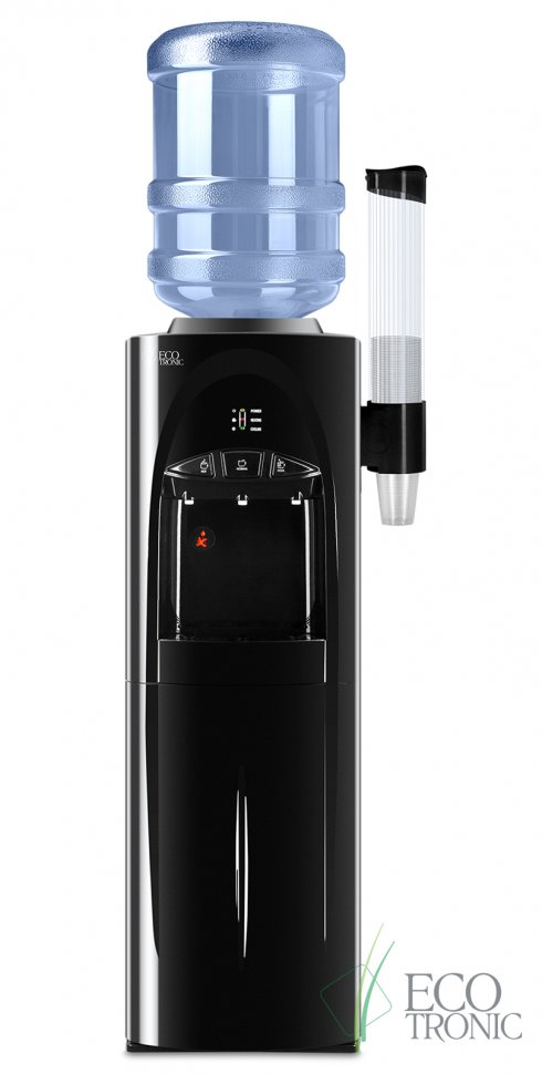 Кулер для воды Ecotronic C4-LF черный с холодильником компрессорный