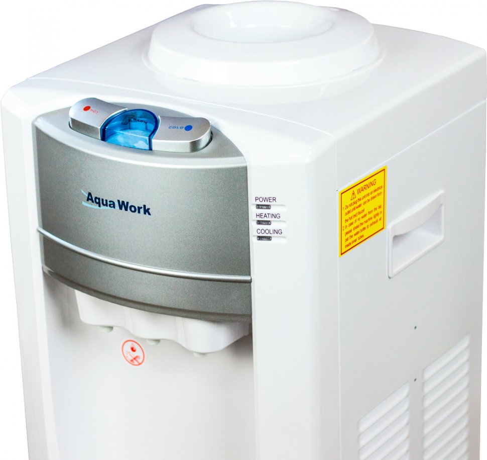 Кулер для воды Aqua Work D712-S-W со шкафчиком электронный