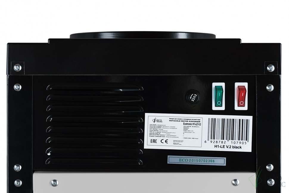 Кулер для воды Ecotronic H1-LE Black v.2 электронный