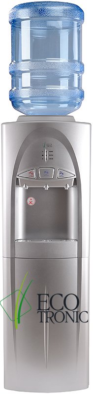 Кулер для воды Ecotronic C4-LCE Silver со шкафчиком электронный