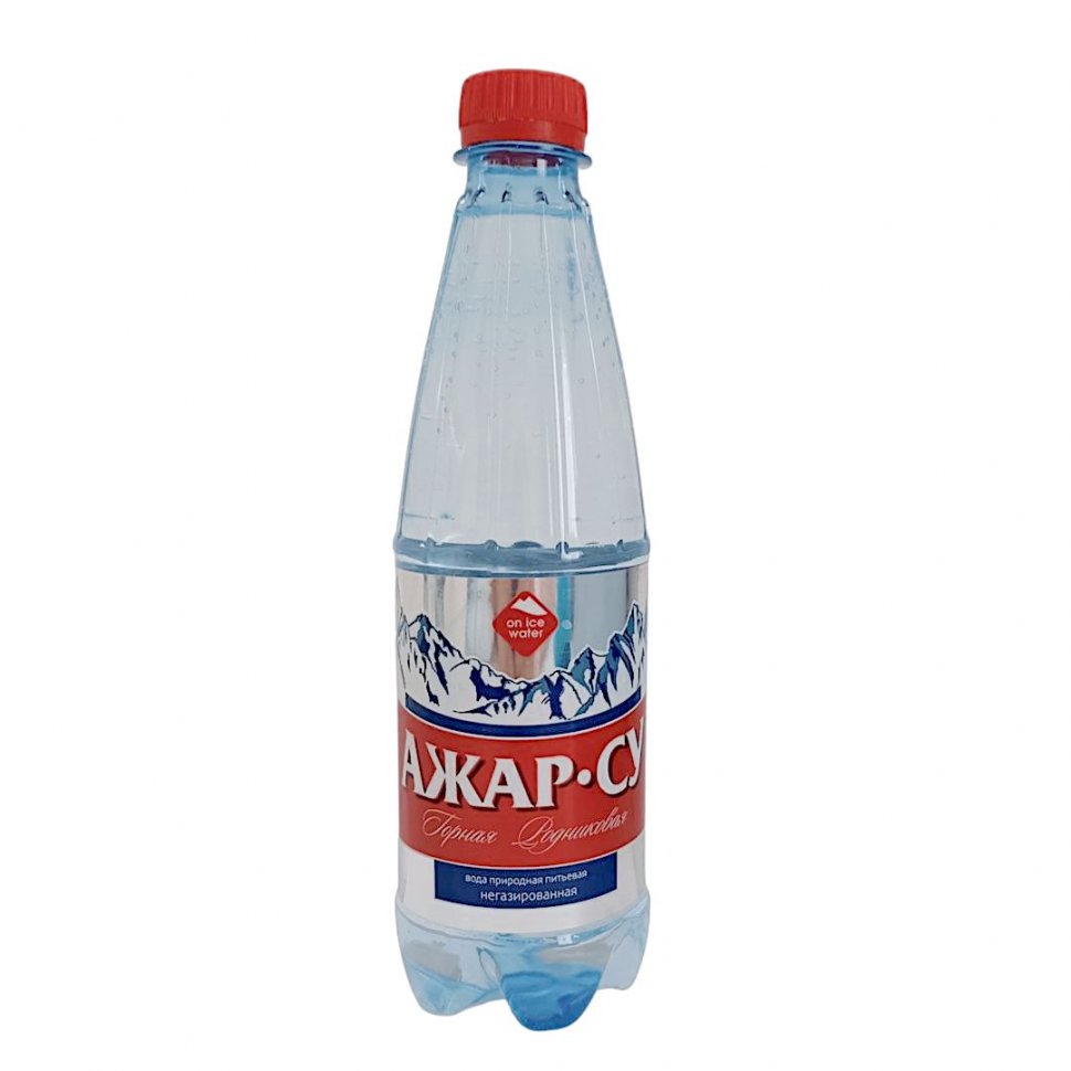 Ледниковая вода Ажар-СУ 0.5 литра (упаковка 12 бутылок)