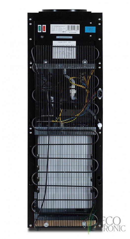 Кулер для воды Ecotronic H1-LC Black со шкафчиком компрессорный