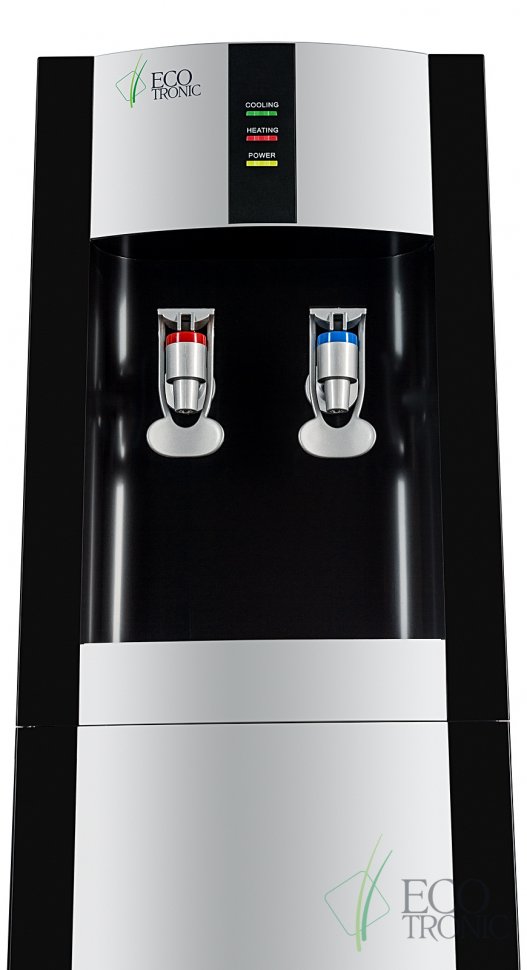 Кулер для воды Ecotronic H1-LCE Black со шкафчиком электронный