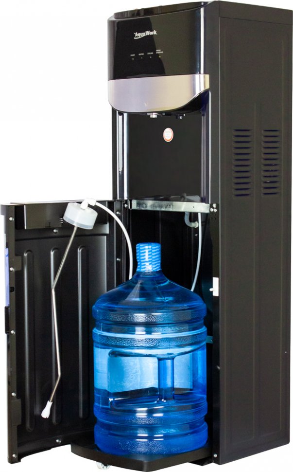 Кулер для воды Aqua Work DR71-T черный с нижней загрузкой электронный