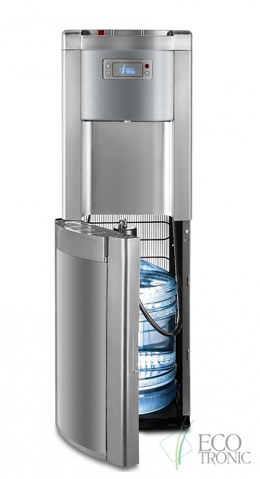 Кулер для воды Ecotronic P9-LX серебристый с нижней загрузкой компрессорный