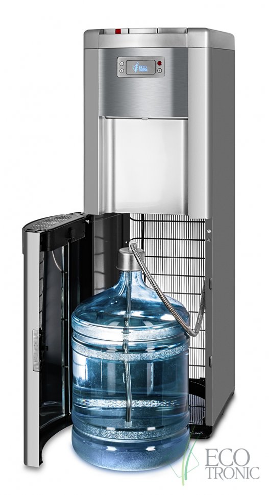 Кулер для воды Ecotronic P9-LX серебристый с нижней загрузкой компрессорный