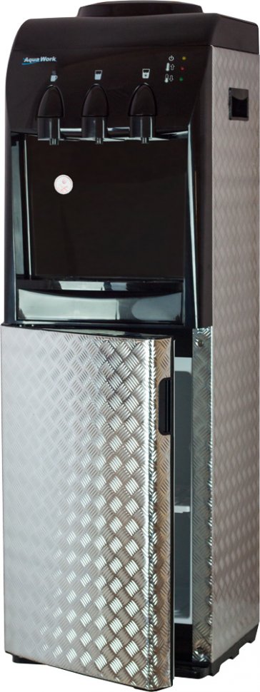 Кулер для воды Хром 3D с холодильником компрессорный