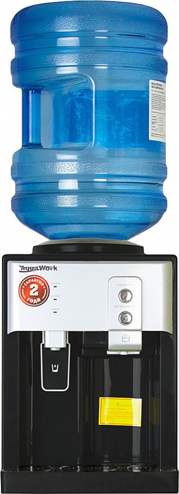 Кулер для воды Aqua Work 19-TD черный с серебром настольный электронный