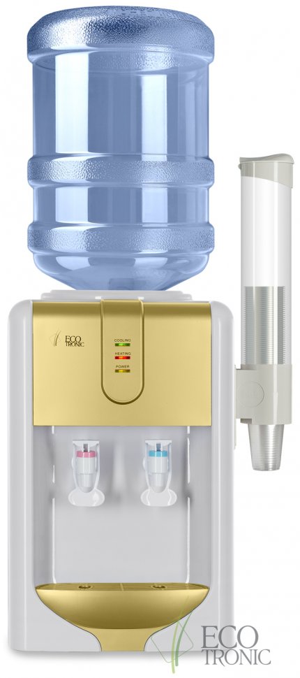 Кулер для воды Ecotronic H3-TE Gold настольный электронный