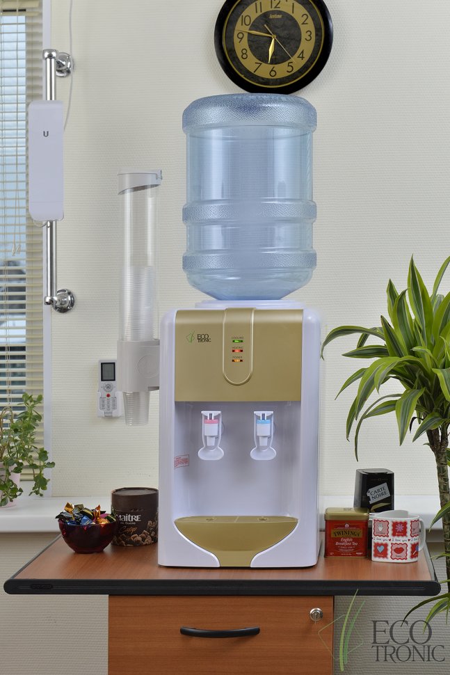 Кулер для воды Ecotronic H3-TE Gold настольный электронный