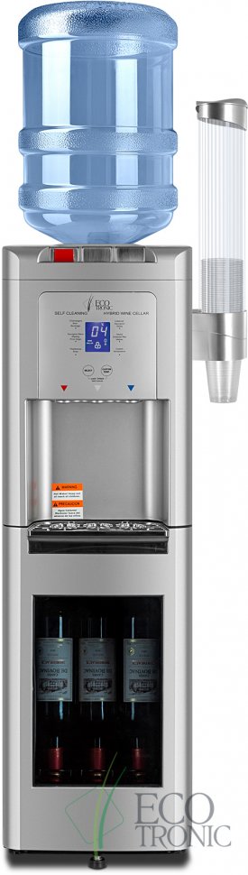 Кулер для воды Ecotronic C15-LZ с винным шкафчиком