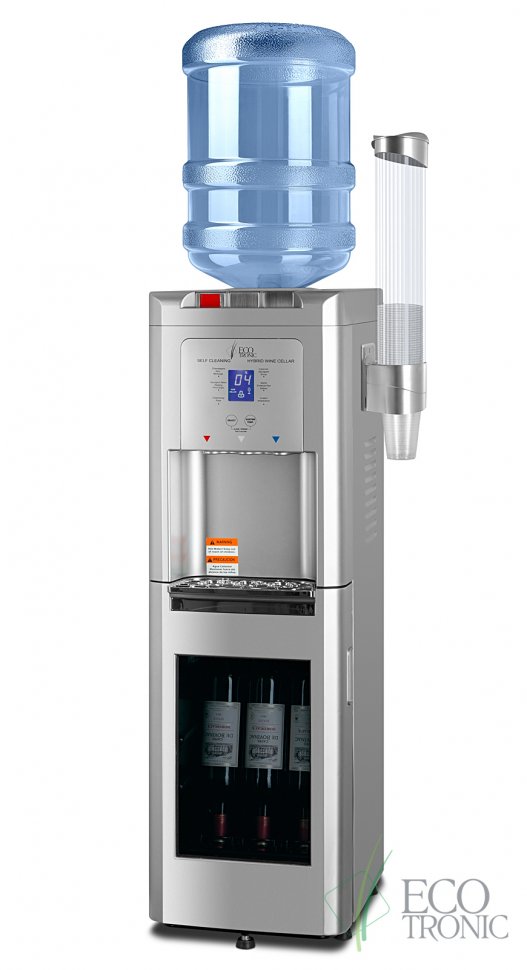Кулер для воды Ecotronic C15-LZ с винным шкафчиком