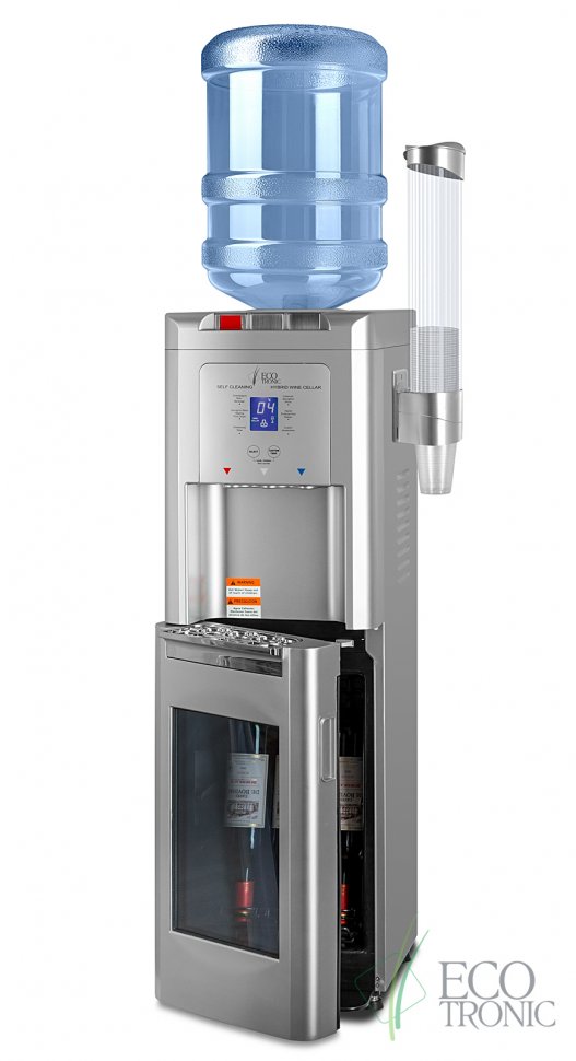 Кулер для воды Ecotronic C15-LZ с винным шкафчиком