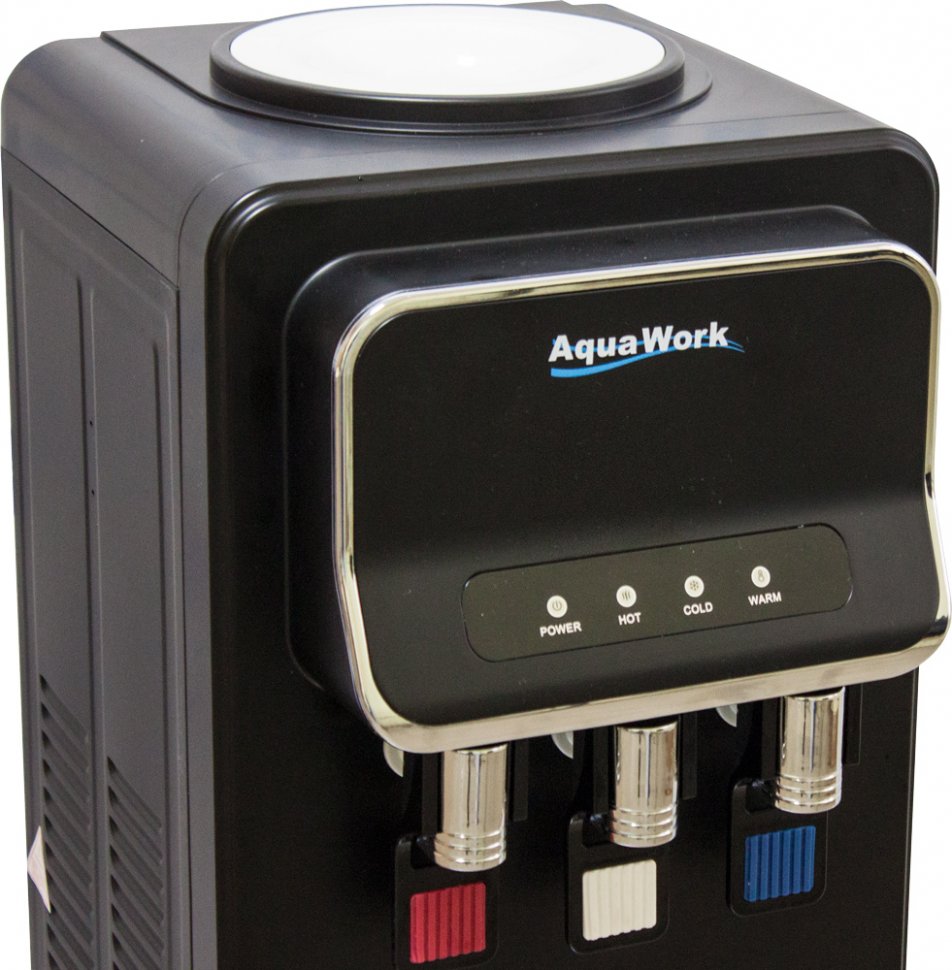 Кулер для воды Aqua Work V93-W черный со шкафчиком электронный АКЦИЯ