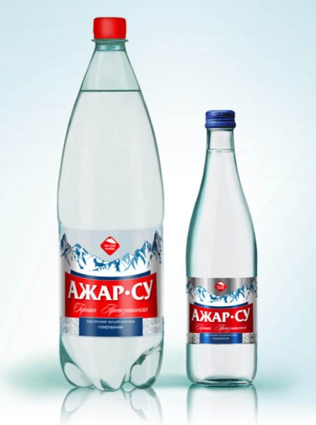 Ажар-су Горная вода 1.5 литра (упаковка 6 бутылок)