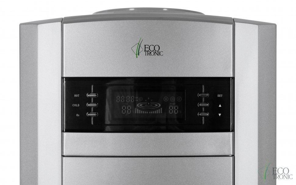 Кулер для воды Ecotronic G21-LSPM Silver со шкафчиком-озонатором