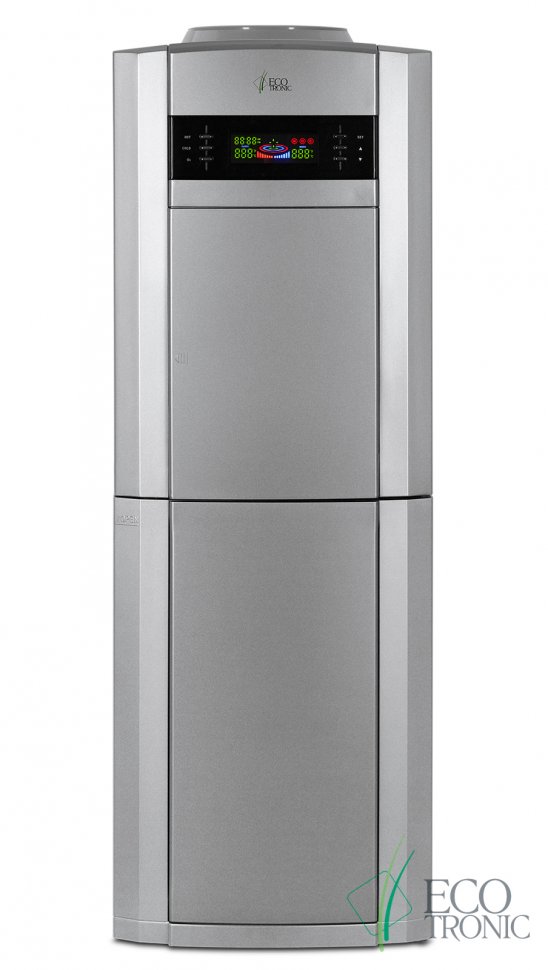 Кулер для воды Ecotronic G21-LSPM Silver со шкафчиком-озонатором