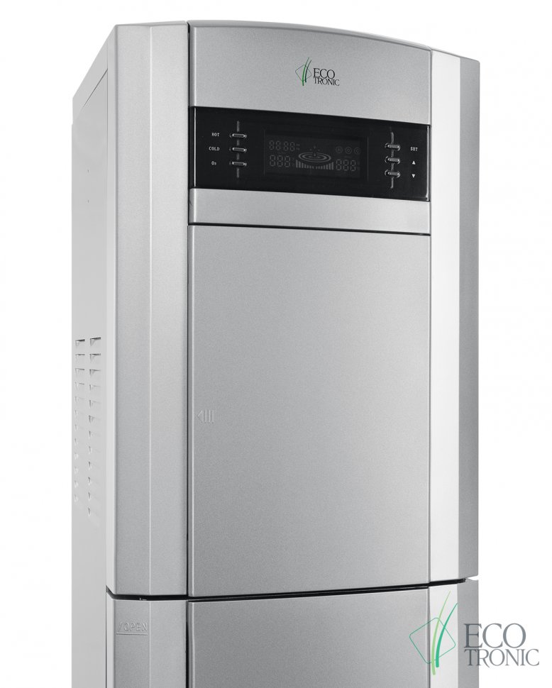 Кулер для воды Ecotronic G21-LSPM Silver со шкафчиком-озонатором