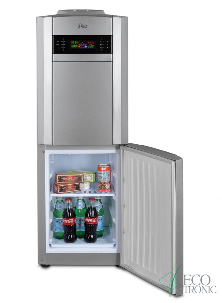 Кулер для воды Ecotronic G21-LSPM Silver со шкафчиком-озонатором