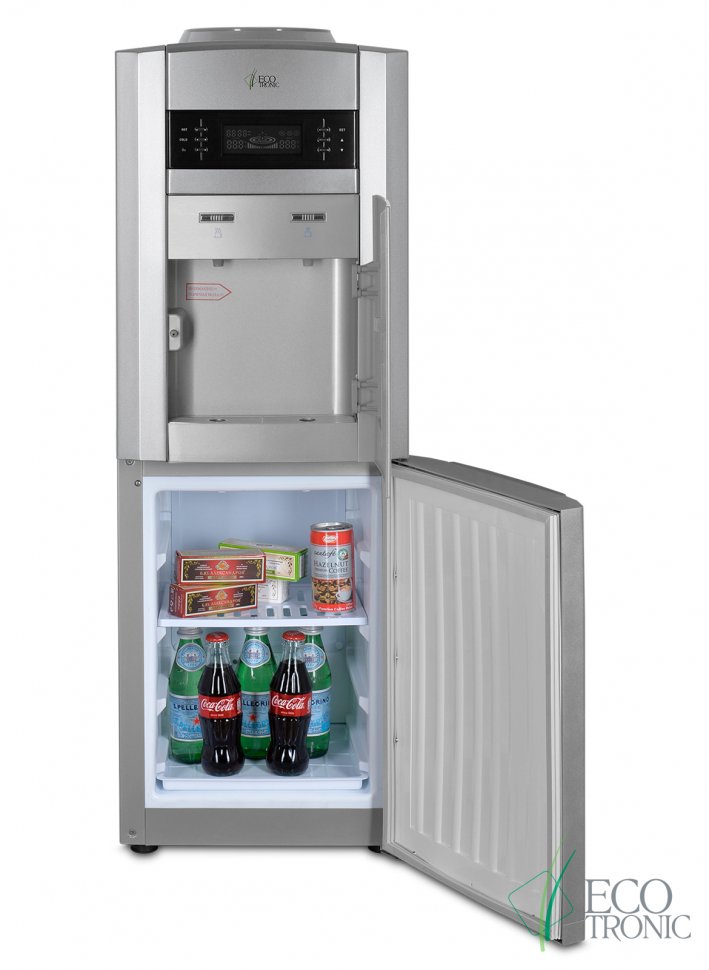 Кулер для воды Ecotronic G21-LSPM Silver со шкафчиком-озонатором
