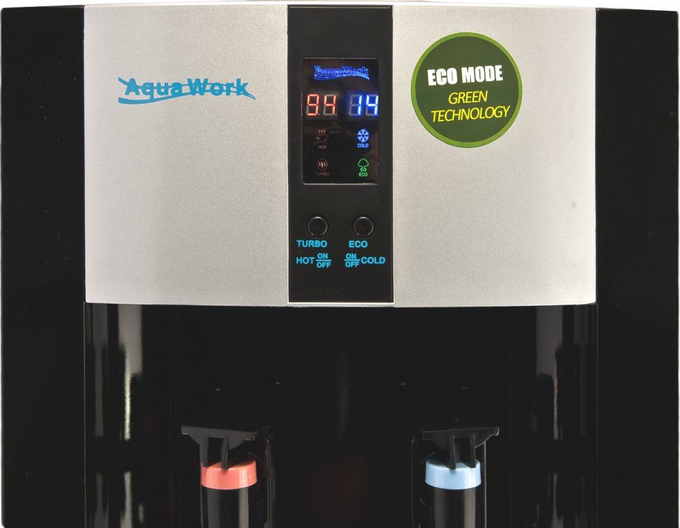 Кулер для воды Aqua Work 16-L/EN-ST черный с турбонагревом компрессорный