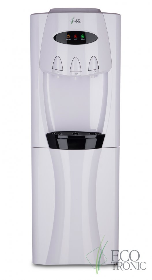 Кулер для воды Ecotronic G30-LCE White со шкафчиком электронный