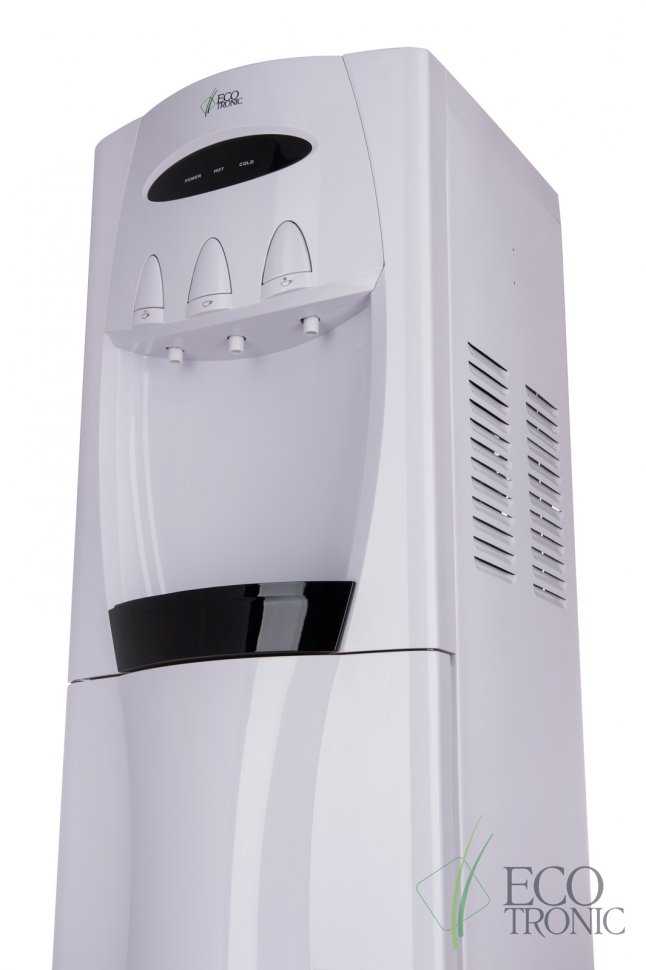 Кулер для воды Ecotronic G30-LCE White со шкафчиком электронный