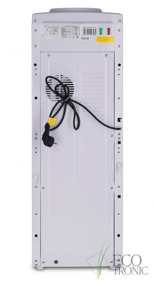Кулер для воды Ecotronic G30-LCE White со шкафчиком электронный