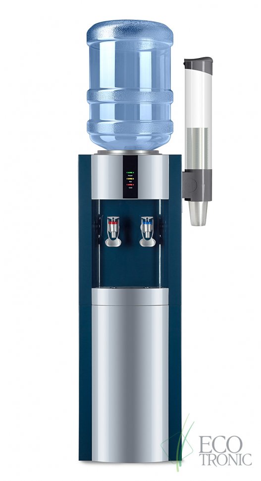 Кулер для воды Экочип V21-LF green+silver c холодильником