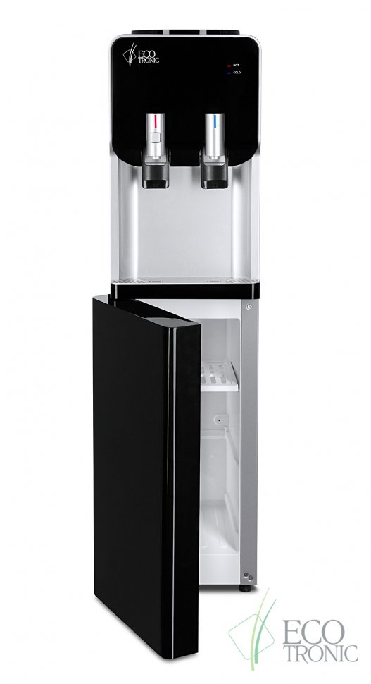Кулер для воды Ecotronic M40-LF серебристо-черный компрессорный