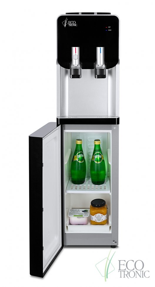 Кулер для воды Ecotronic M40-LF серебристо-черный компрессорный
