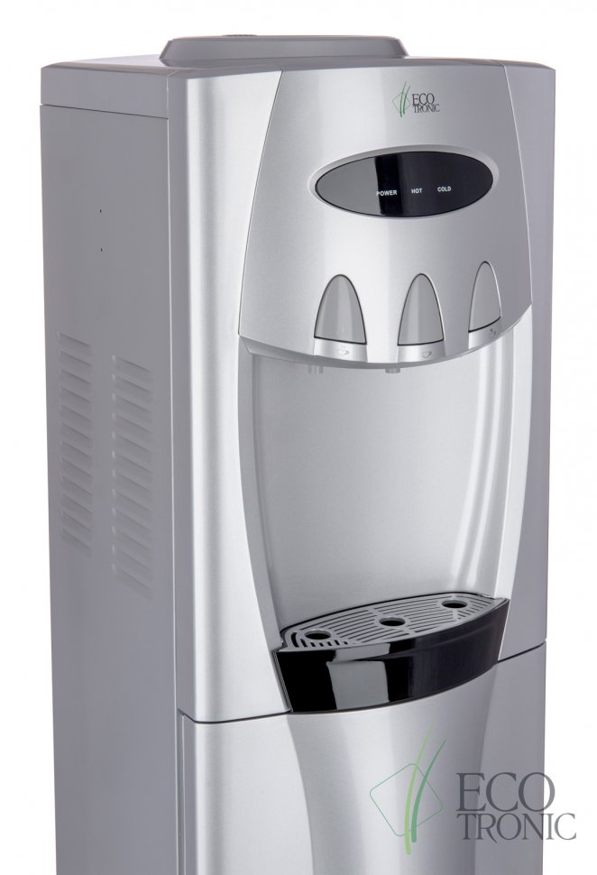 Кулер для воды Ecotronic G30-LCE Silver со шкафчиком электронный