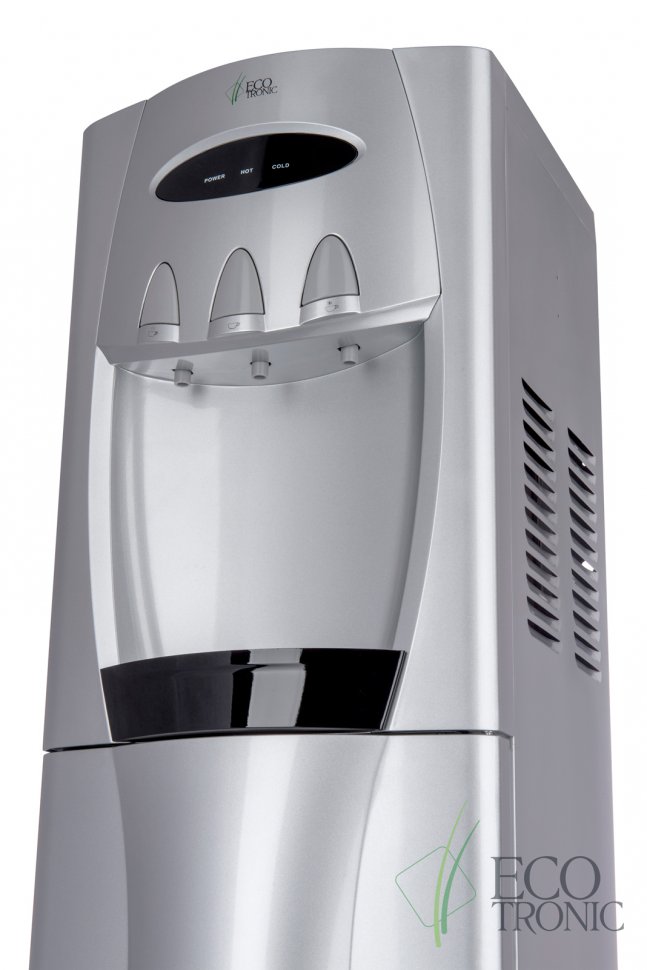 Кулер для воды Ecotronic G30-LCE Silver со шкафчиком электронный
