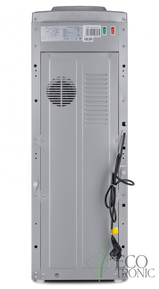 Кулер для воды Ecotronic G30-LCE Silver со шкафчиком электронный