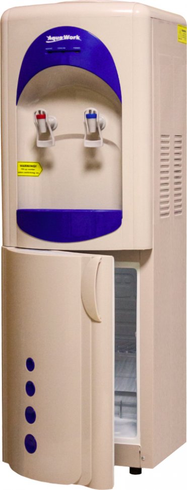 Кулер для воды Aqua Work 28-L-B/B бежево-синий с холодильником компрессорный