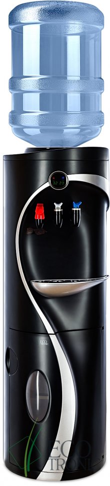 Кулер для воды Ecotronic G4-LM черный со шкафчиком компрессорный