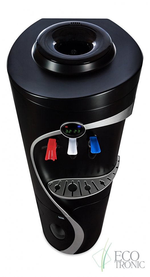 Кулер для воды Ecotronic G4-LM черный со шкафчиком компрессорный