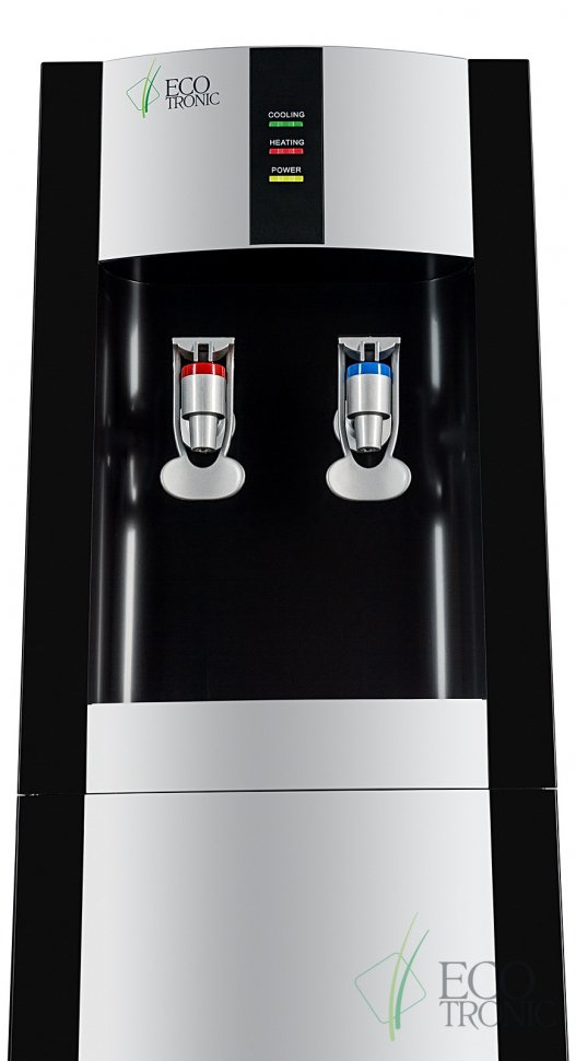 Кулер для воды Ecotronic H1-LE V.2 серебристо-черный электронный