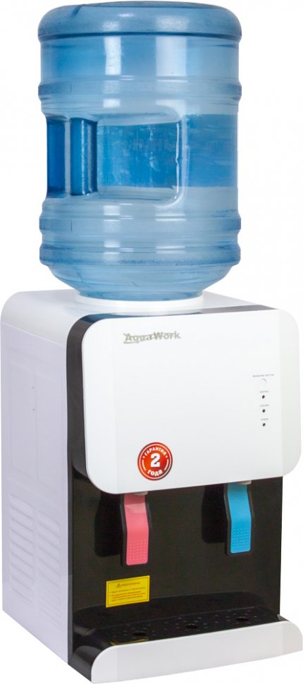 Кулер для воды Aqua Work 105-TDR бело-черный электронный
