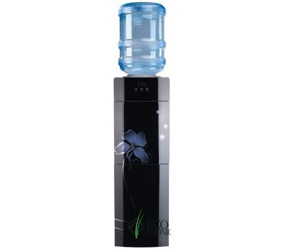 Кулер для воды Ecotronic M21-LCE Black со шкафчиком электронный